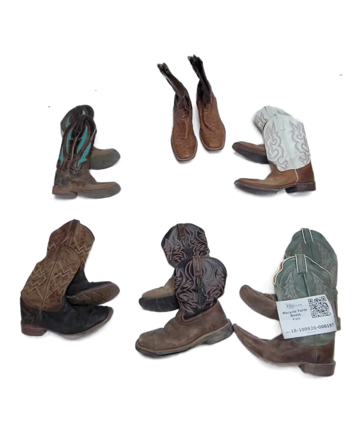 Recycle Farm Boots 6 pcs