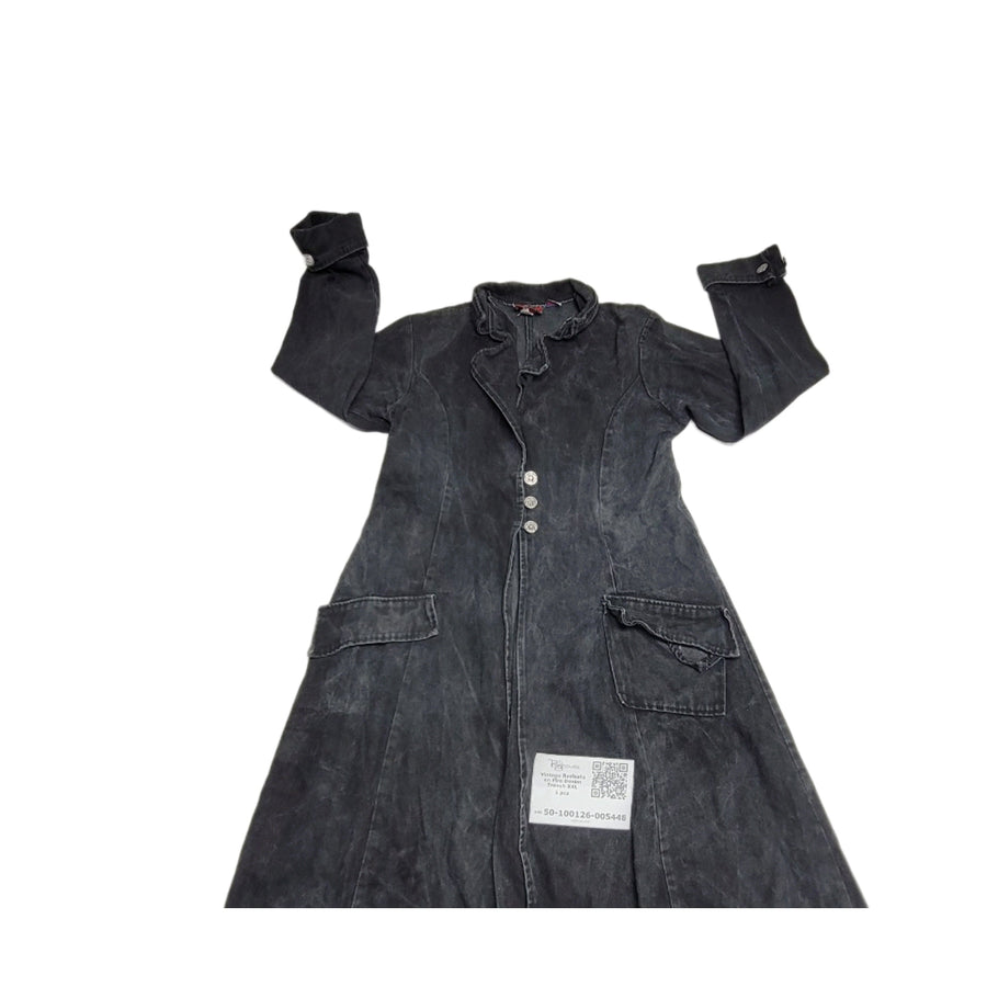 Vintage Redballs on Fire Denim Duster XXL 1 pc