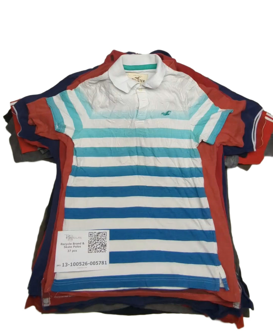 Recycle Brand & Skate Polos 37 pcs