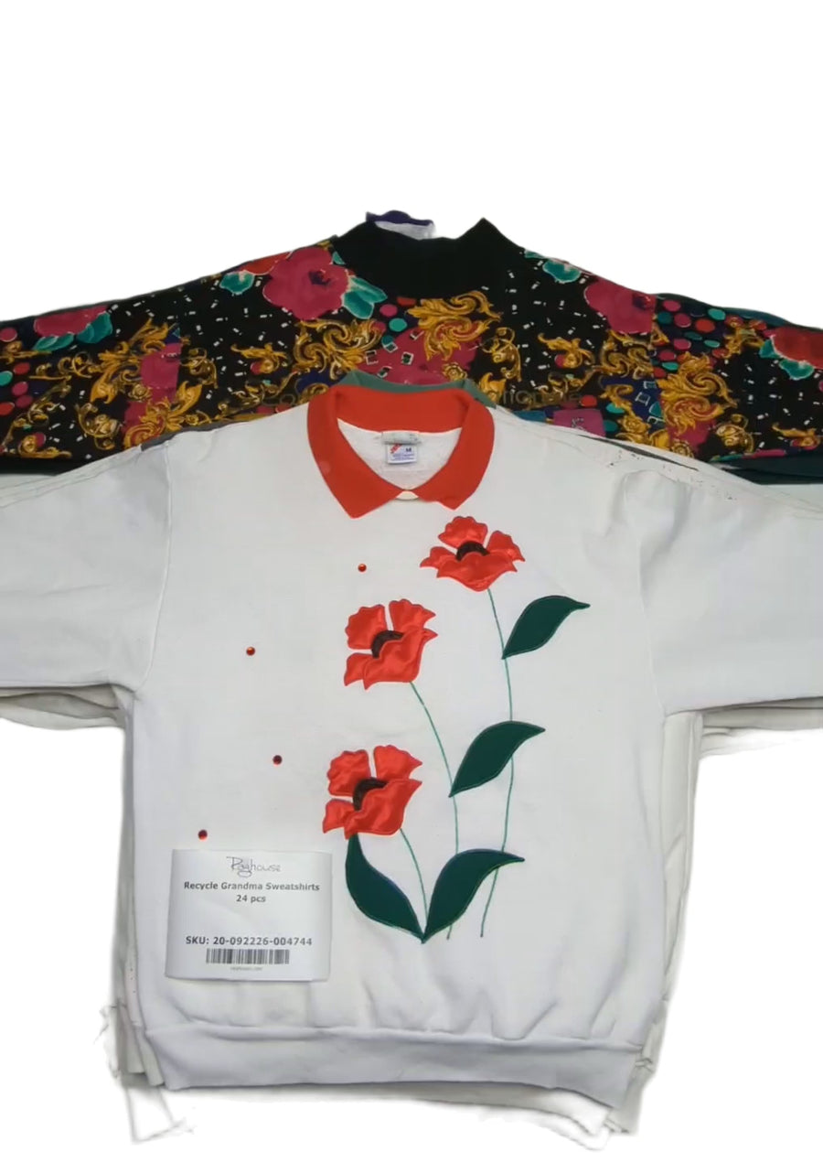 Recycle Grandma Sweatshirts 24 pcs