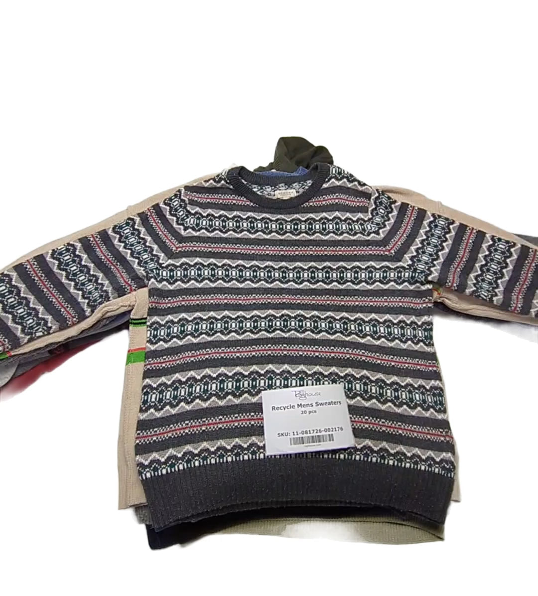 Recycle Mens Sweaters 20 pcs