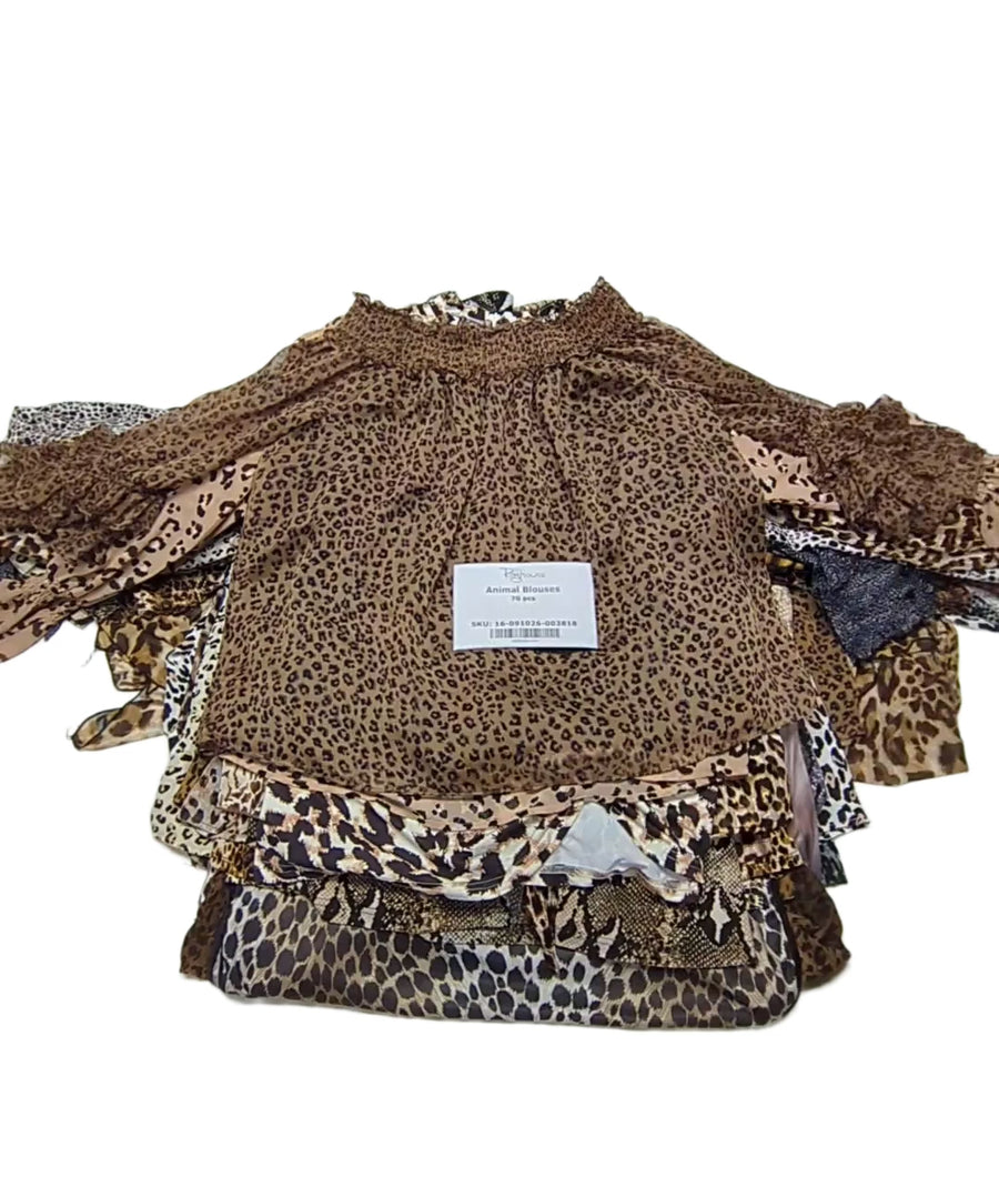 Animal Blouses 70 pcs