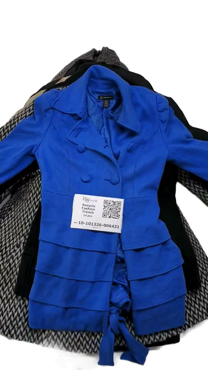 Recycle Fashion Trench 14 pcs