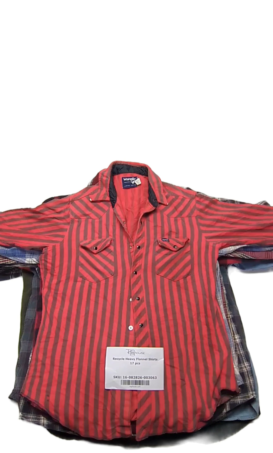 Recycle Heavyweight Flannel Shirts 17 pcs
