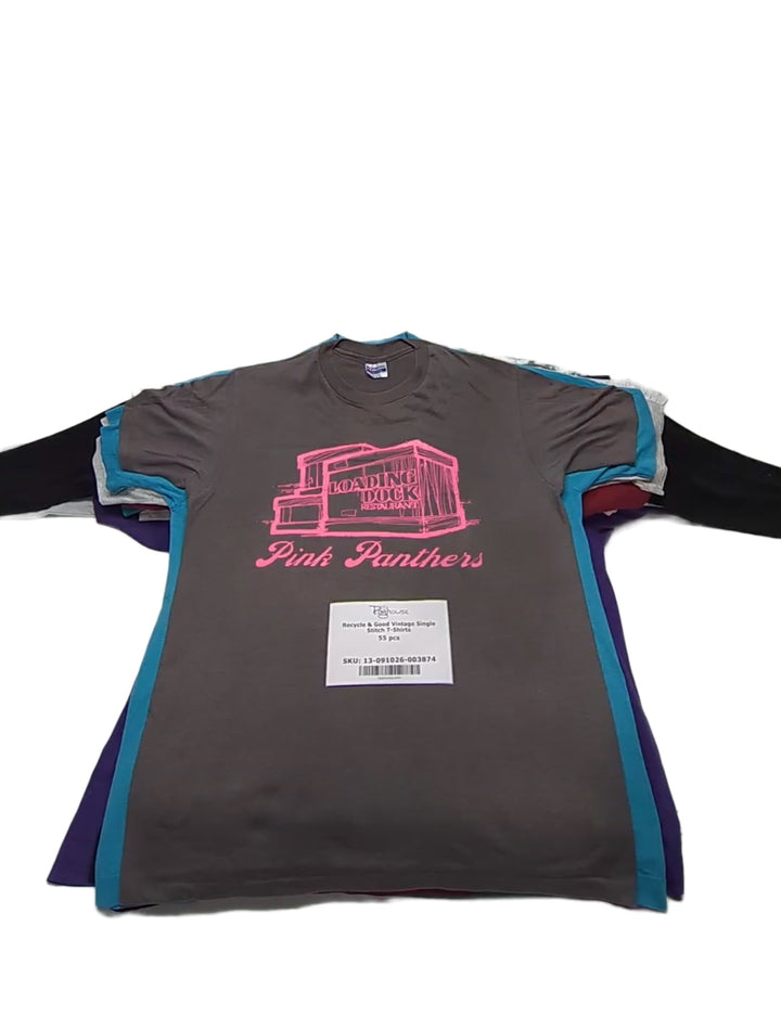 Recycle & Good Vintage Single Stitch T-Shirts 55 pcs