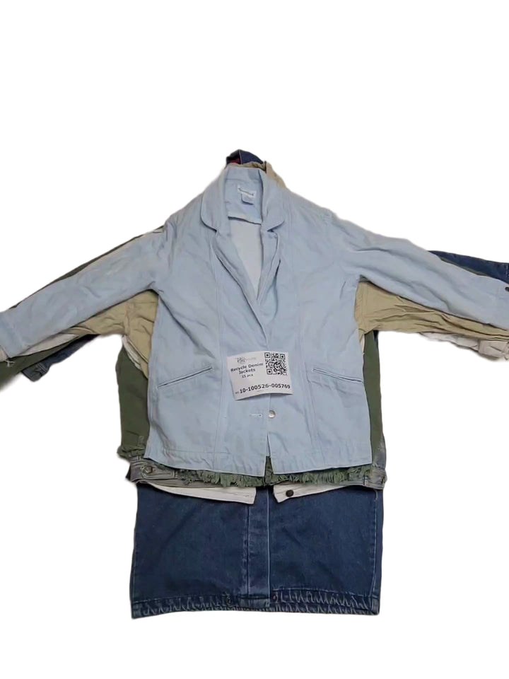 Recycle Denim Jackets & Vests 15 pcs
