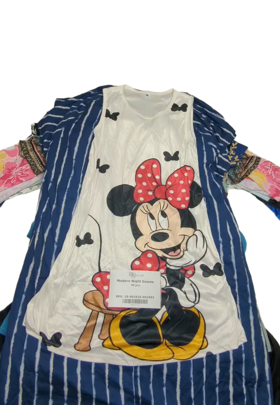 Modern Night Gowns 40 pcs