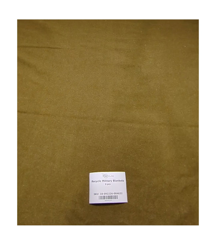 Recycle Military Blankets 6 pcs