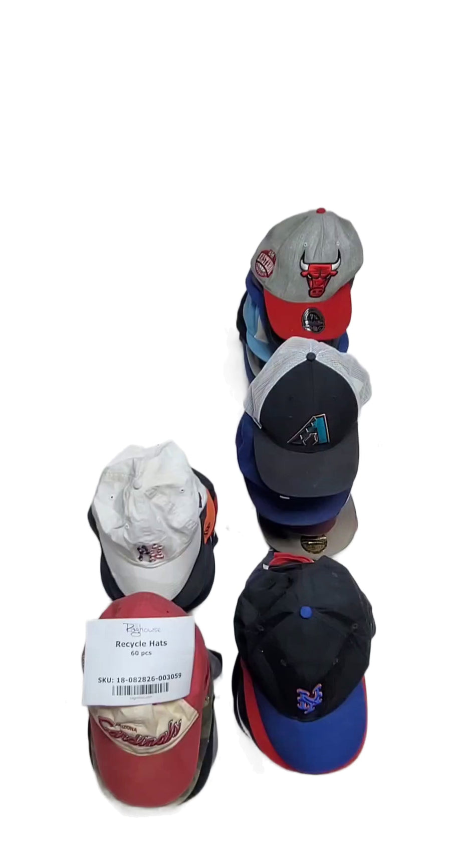 Recycle Hats 60 pcs