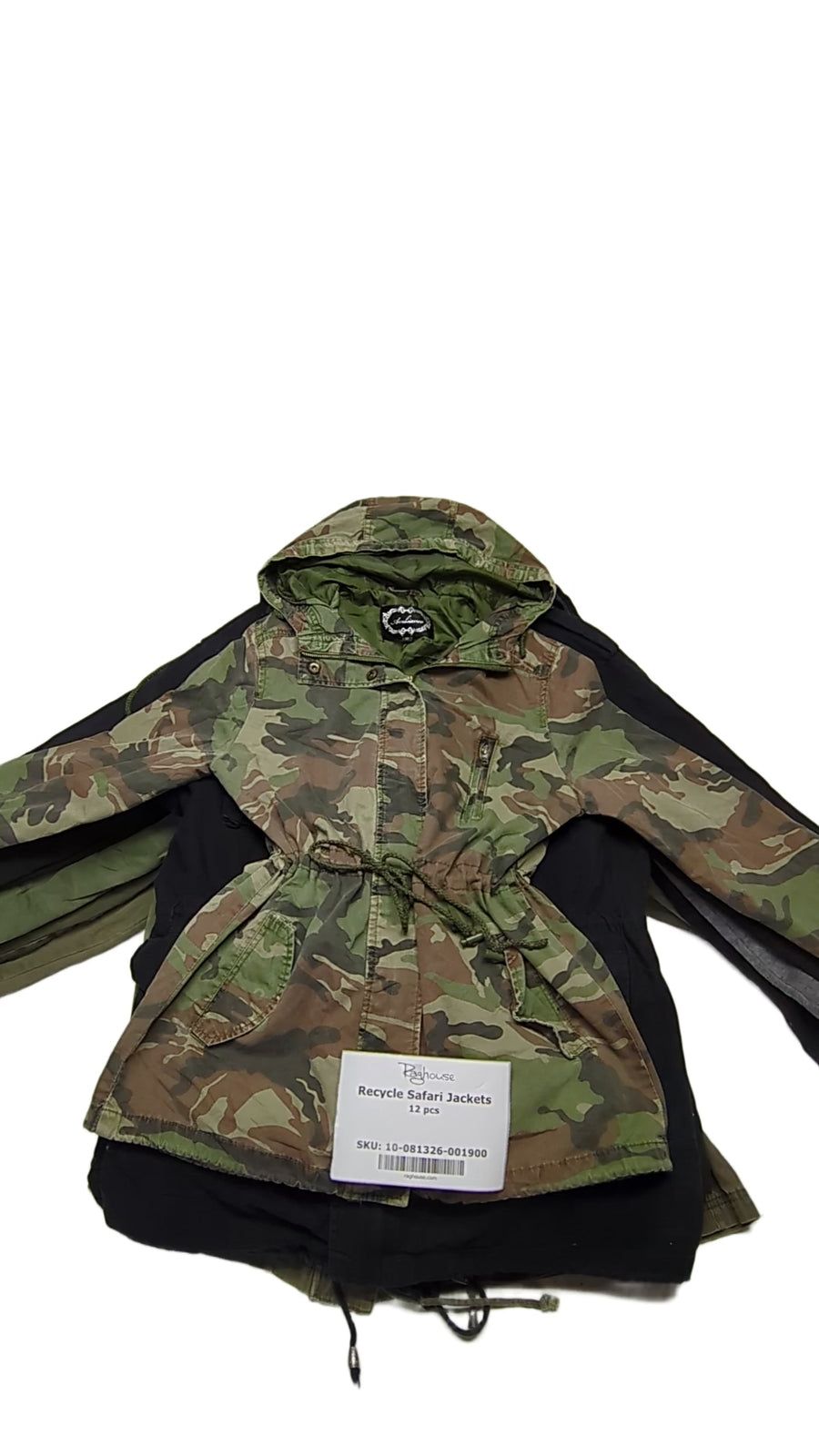 Recycle Safari Jackets 12 pcs