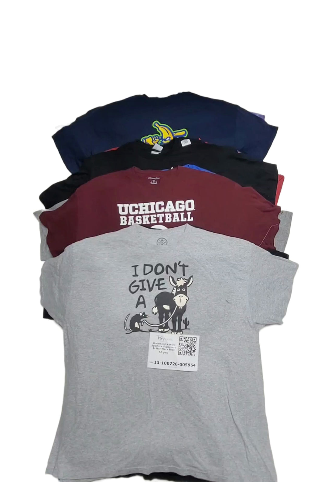 Statement + More Sports + Superhero & Star Wars Tees 50 pcs
