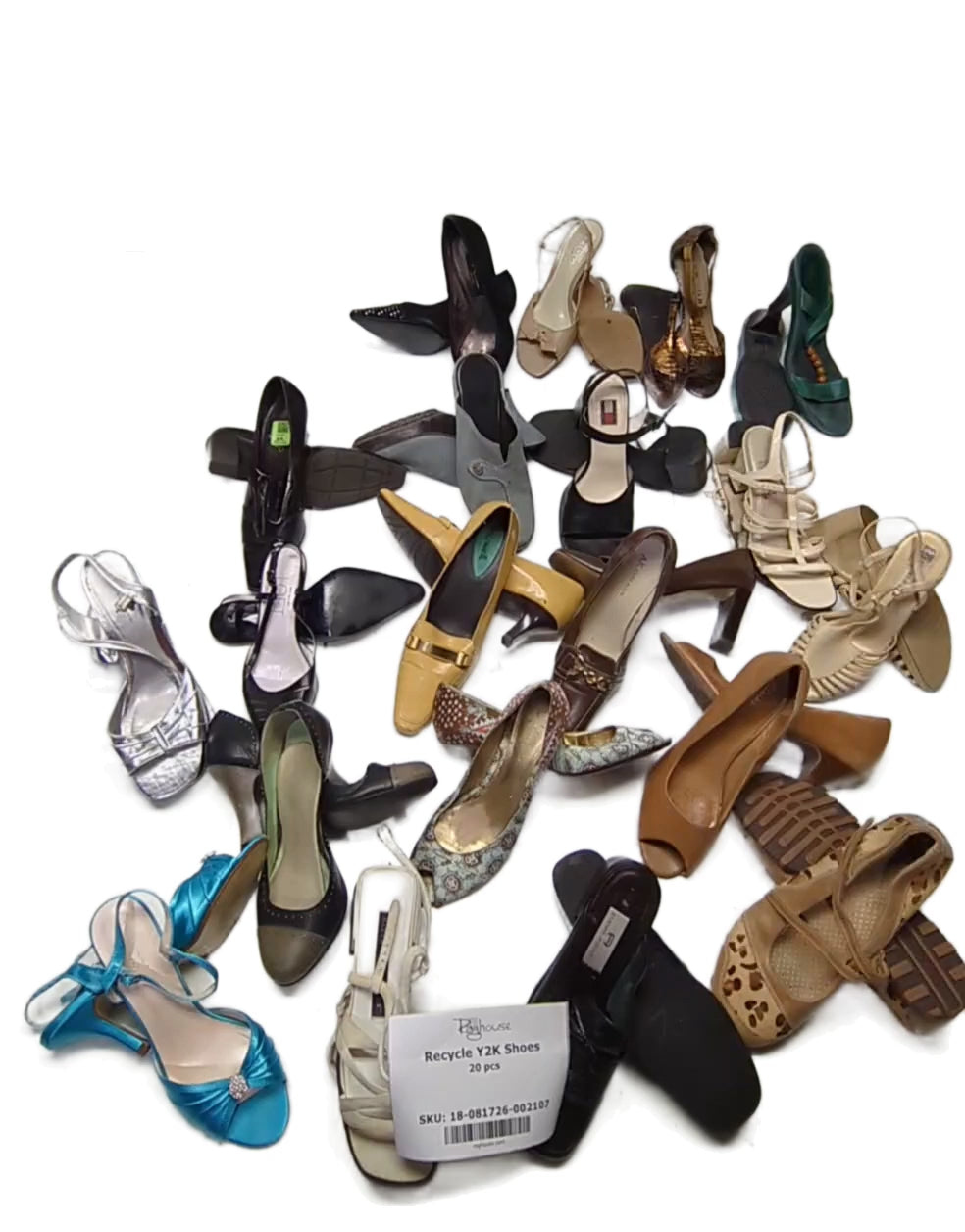 Recycle Y2K Shoes 20 pcs