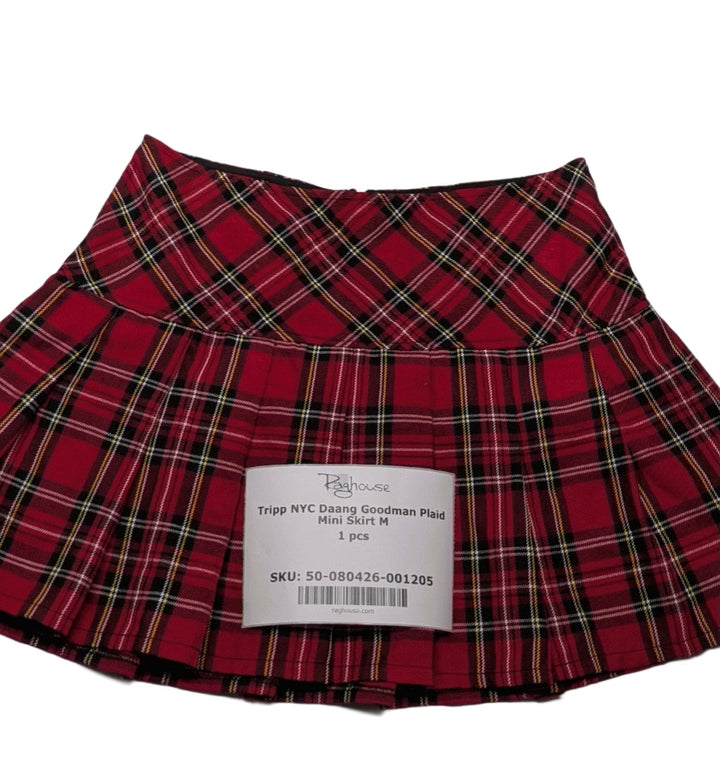 Tripp NYC Daang Goodman Plaid Mini Skirt M 1 pc