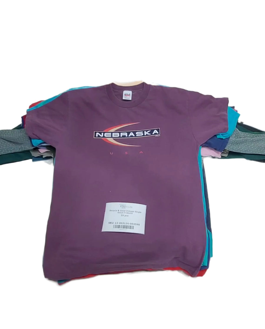Recycle & Good Vintage Single Stitch T-Shirts 55 pcs