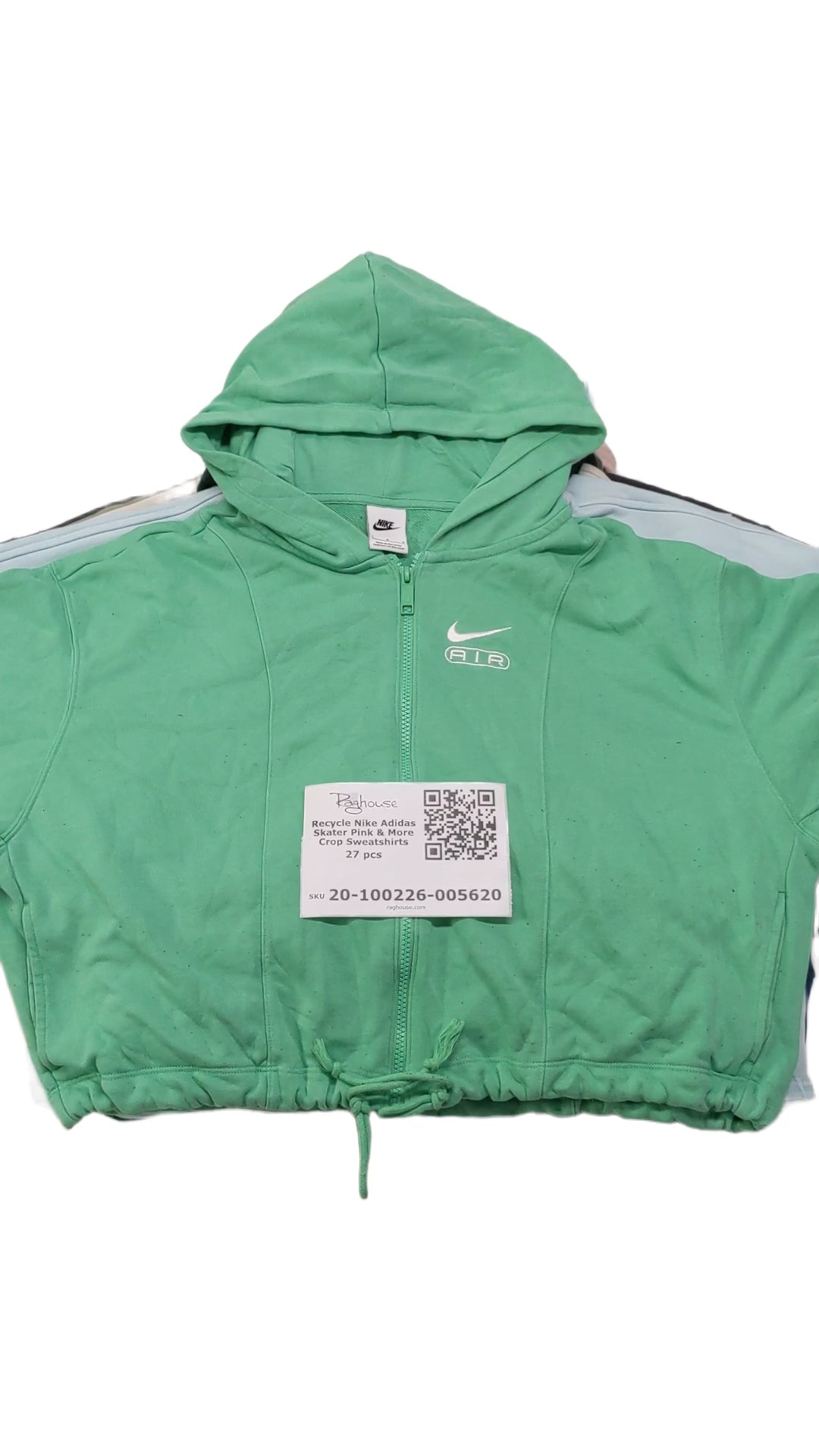 Recycle Nike Adidas Skater Pink & More Crop Sweatshirts 27 pcs