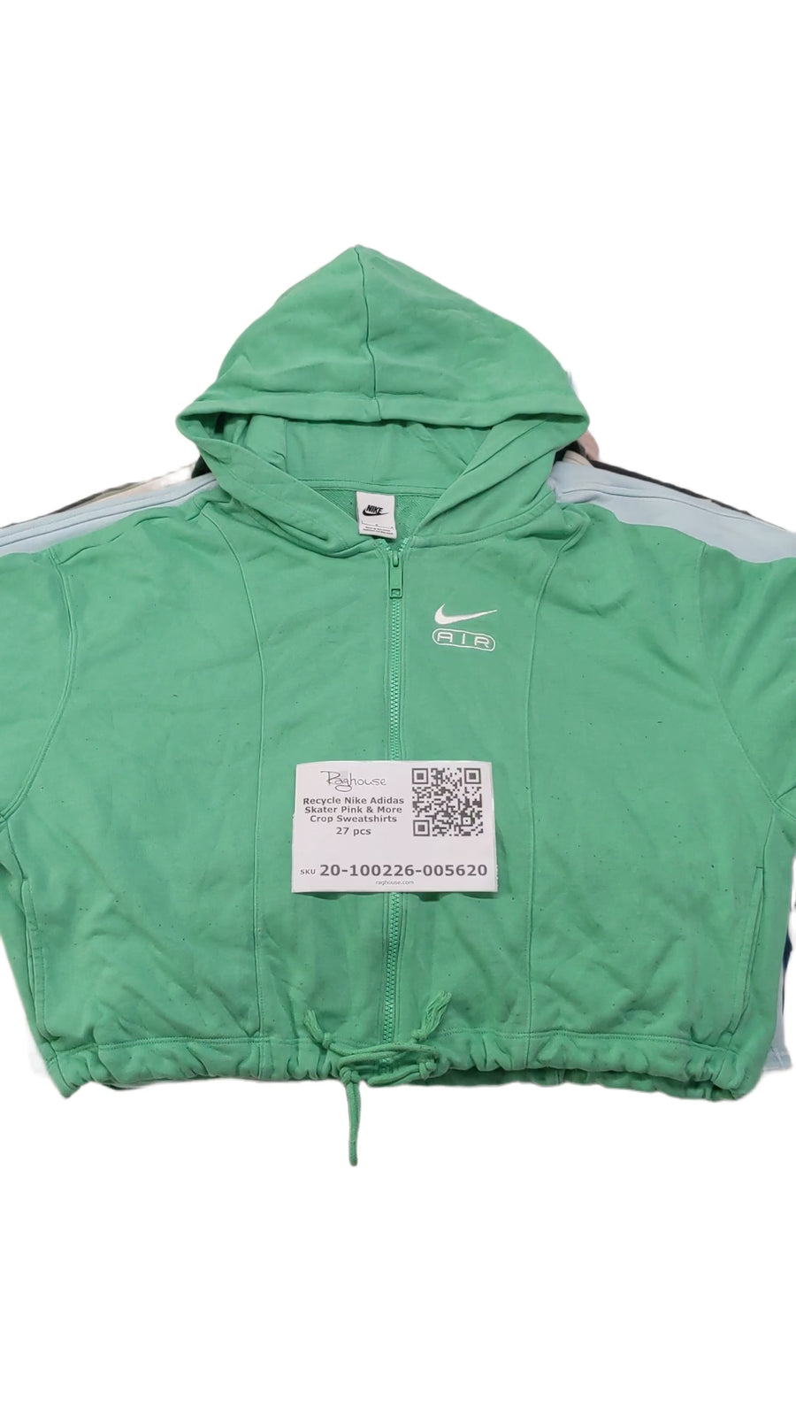 Recycle Nike Adidas Skater Pink & More Crop Sweatshirts 27 pcs