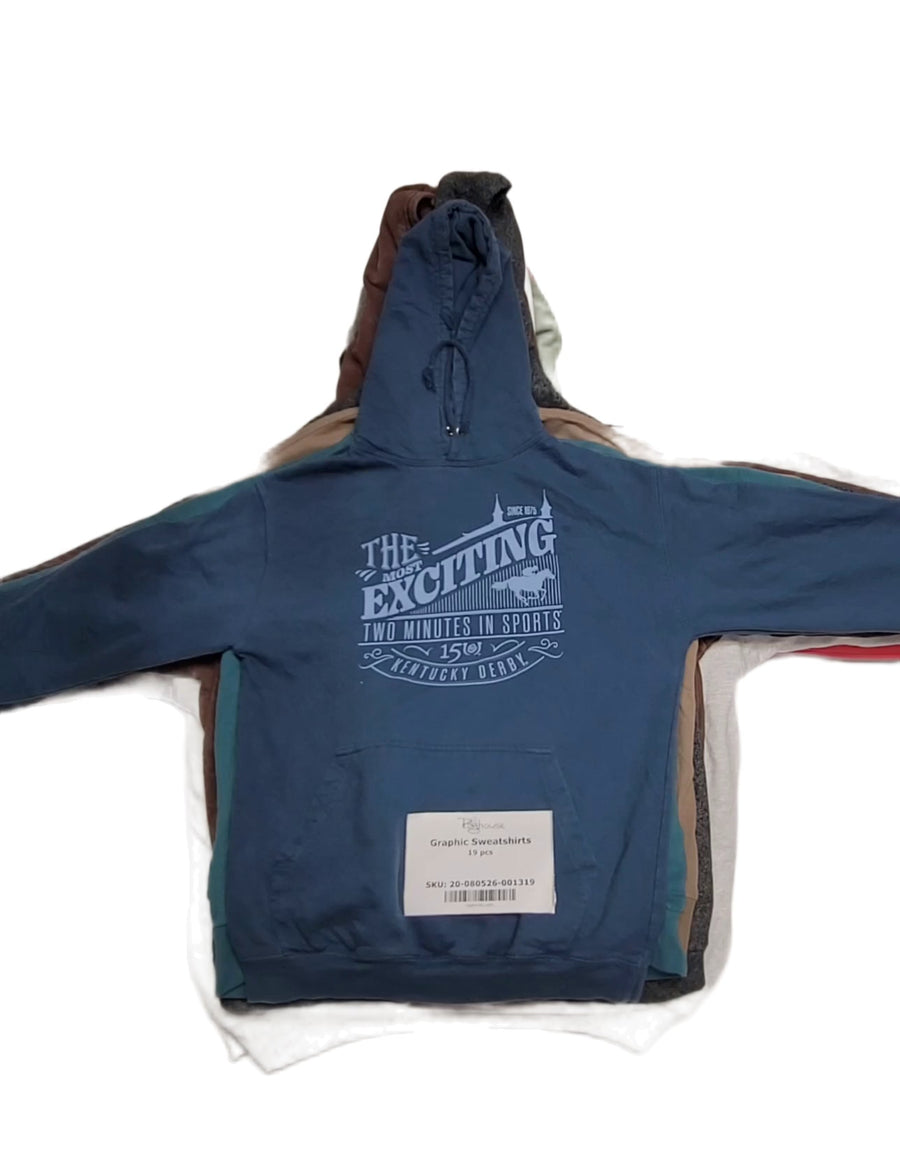 Graphic Sweatshirts 19 pcs