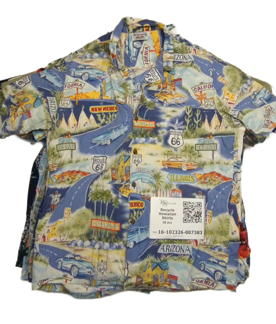 Recycle Hawaiian Shirts 50 pcs
