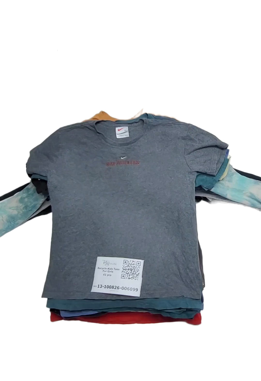 Recycle Kids Tees For Girls 61 pcs