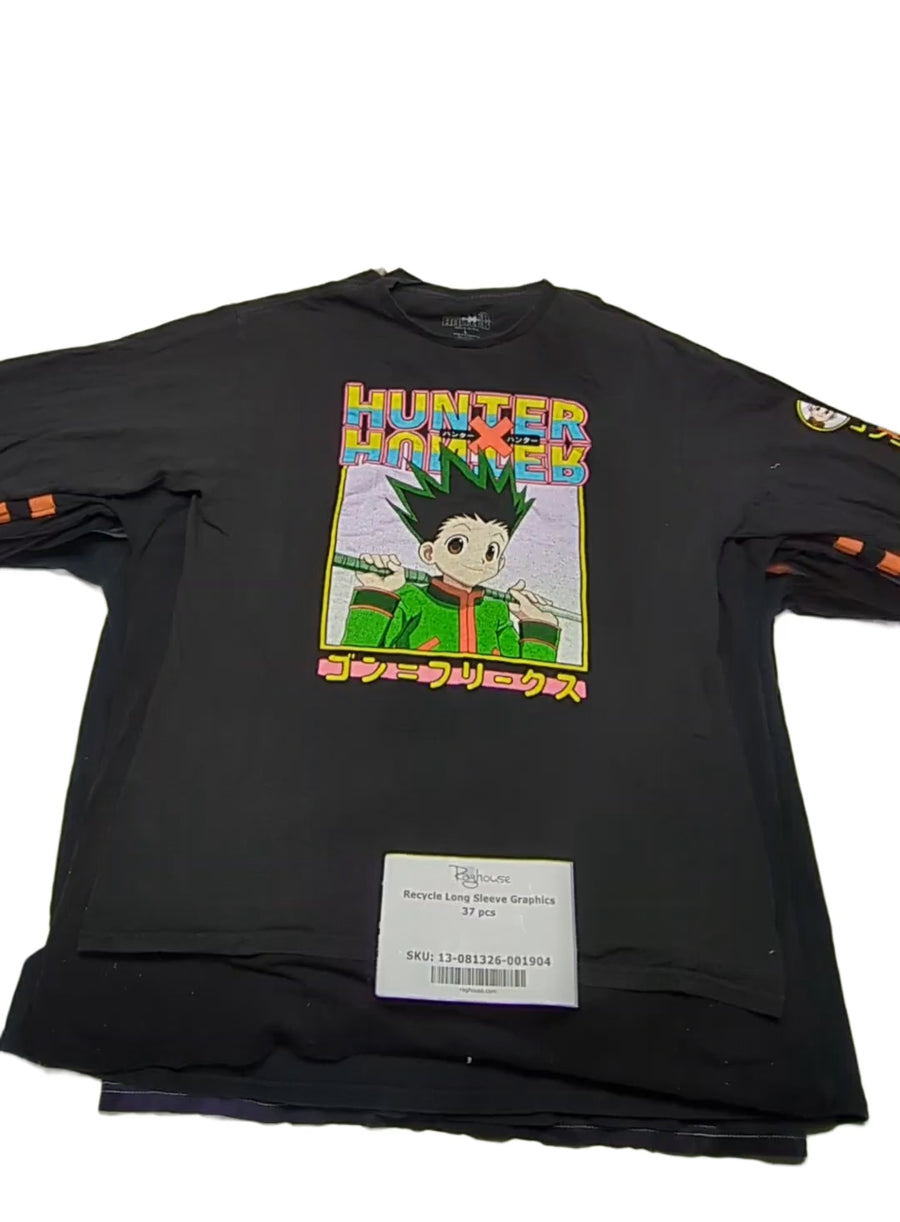 Recycle Long Sleeve Graphics 37 pcs