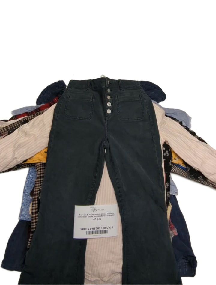Recycle & Good Abercrombie Hollister American Eagle Aeropostale Variety Mix 45 pcs