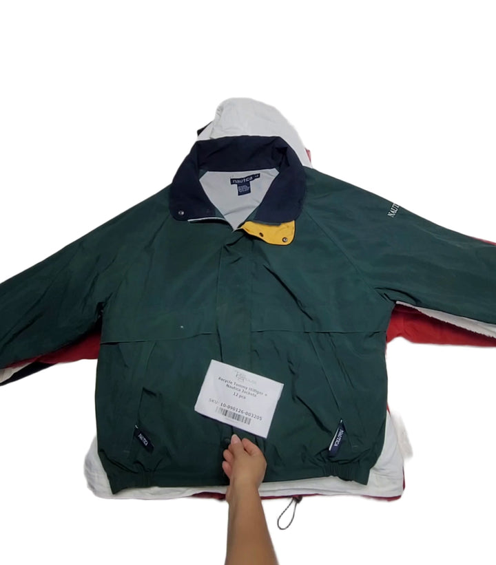 Recycle Tommy Hilfiger + Nautica Jackets 12 pcs