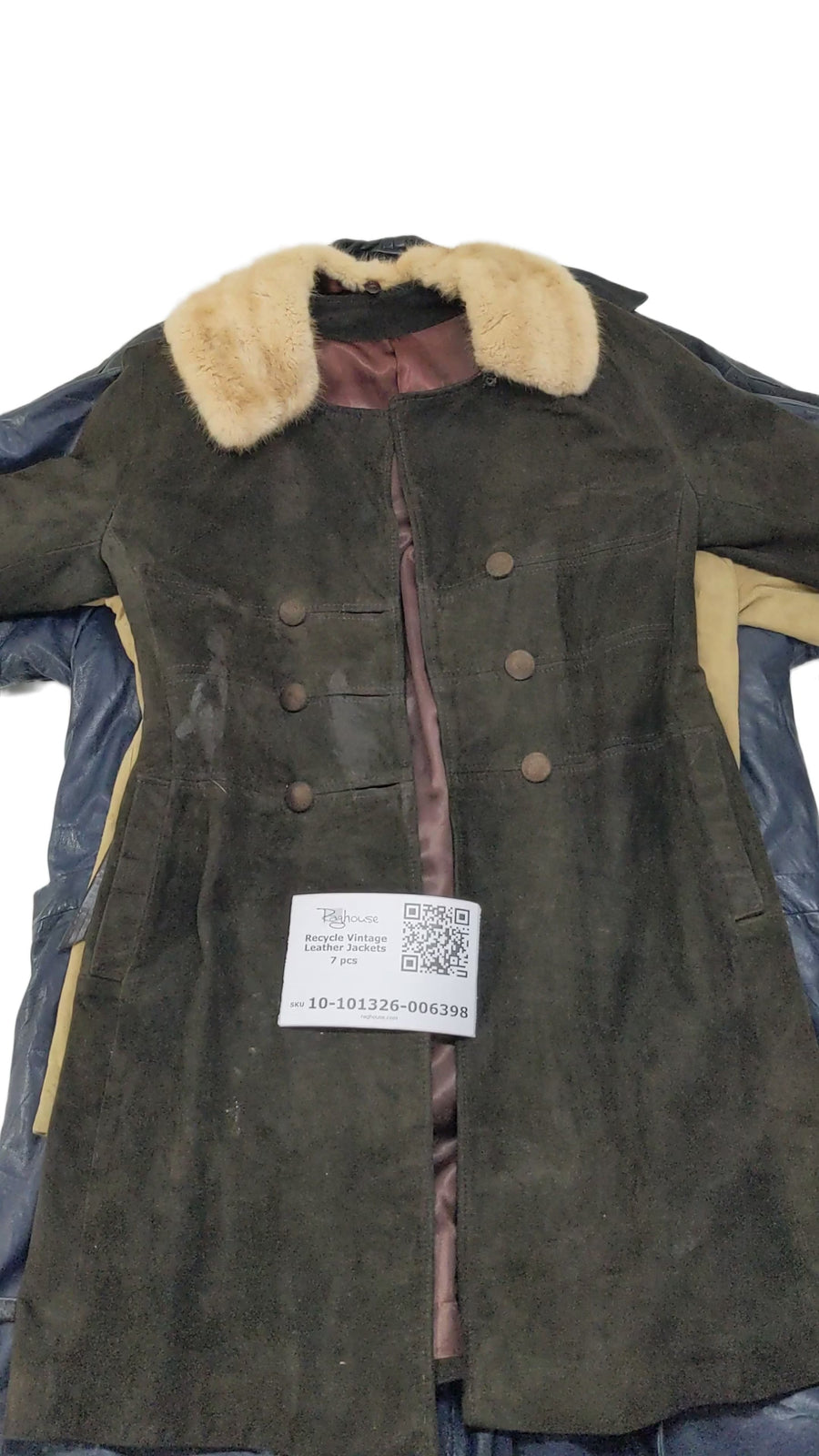 Recycle Vintage Leather Jackets 7 pcs