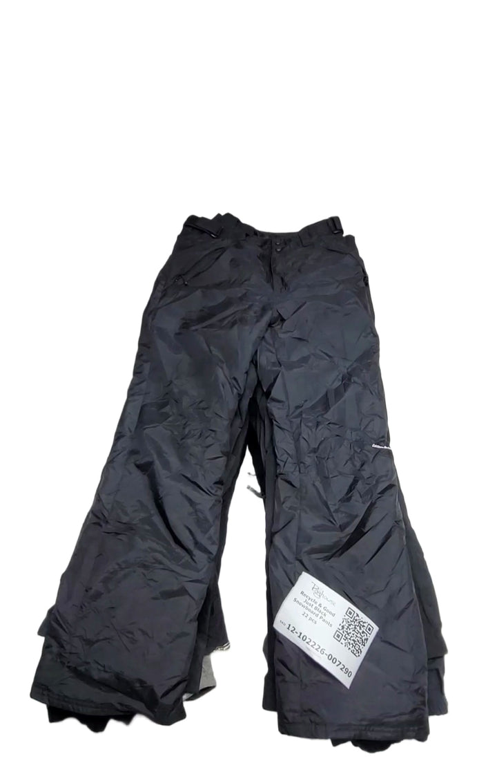 Recycle & Good Just Black Snowboard Pants 22 pcs