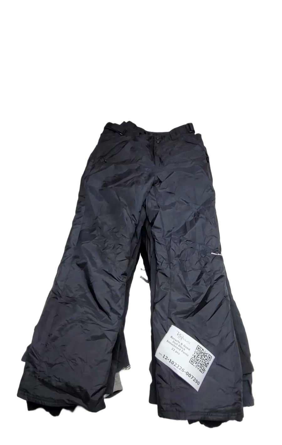 Recycle & Good Just Black Snowboard Pants 22 pcs