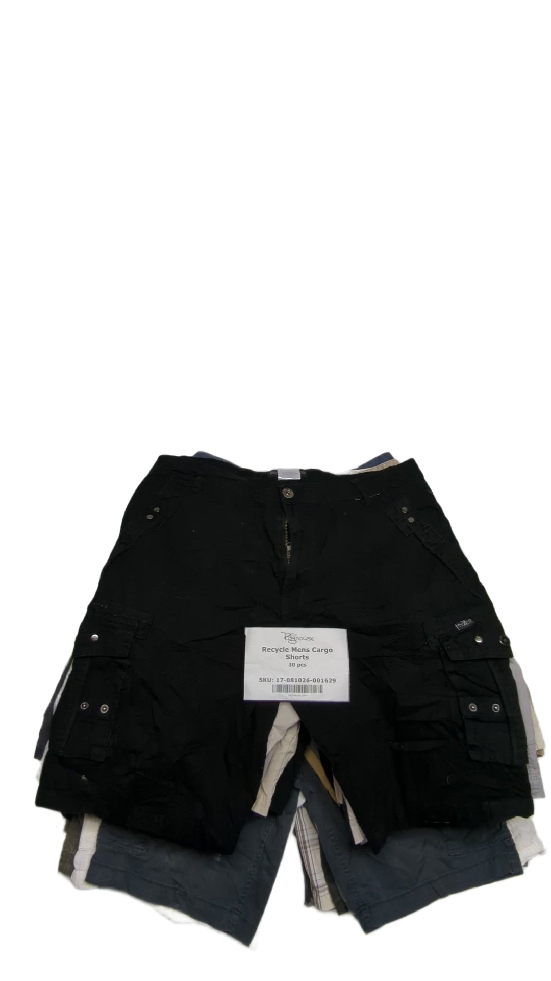 Recycle Mens Cargo Shorts 30 pcs