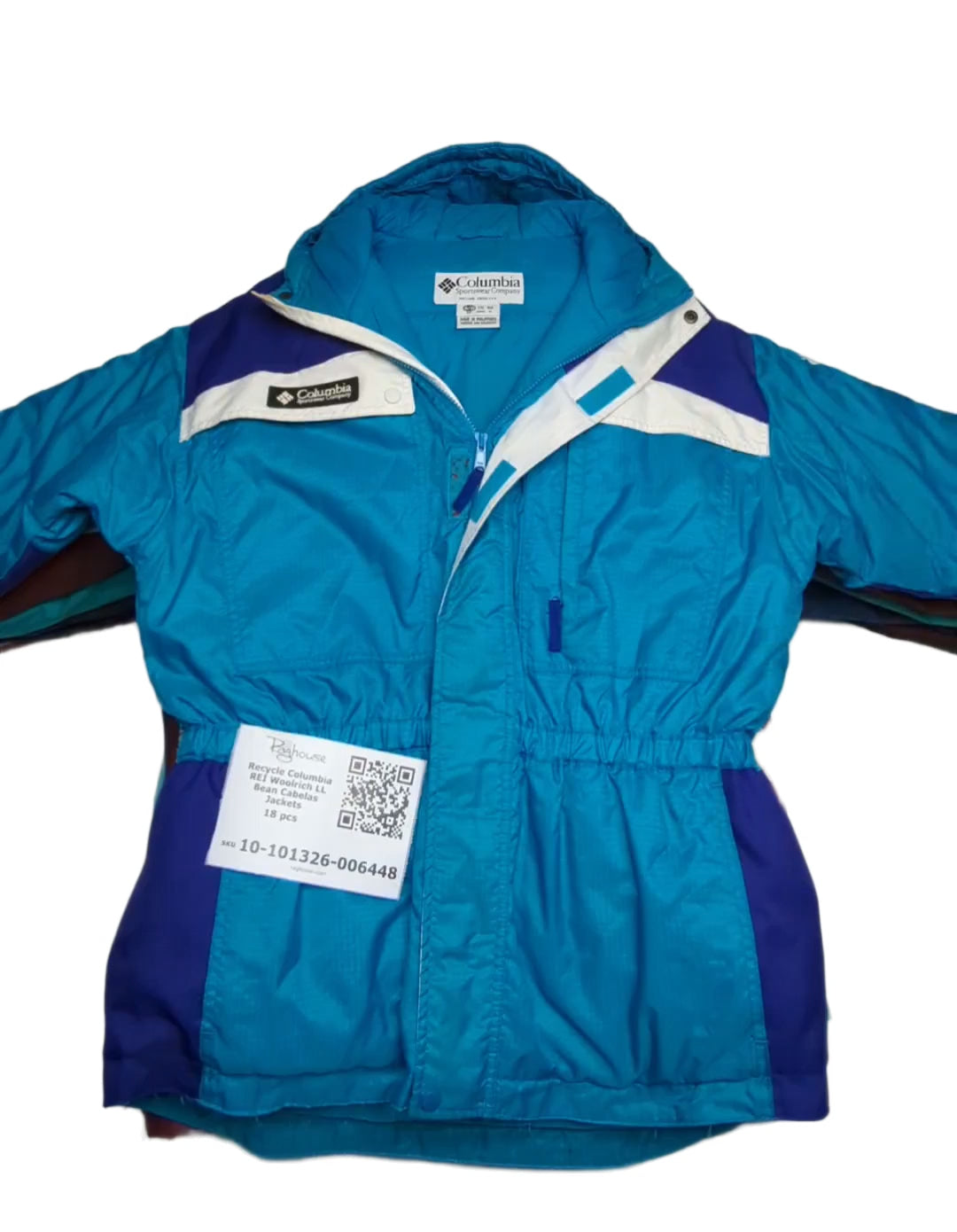 Recycle Columbia REI Woolrich LL Bean Cabelas Jackets 18 pcs