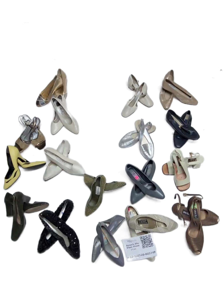 Recycle 80s Vibes Shoes 17 pcs
