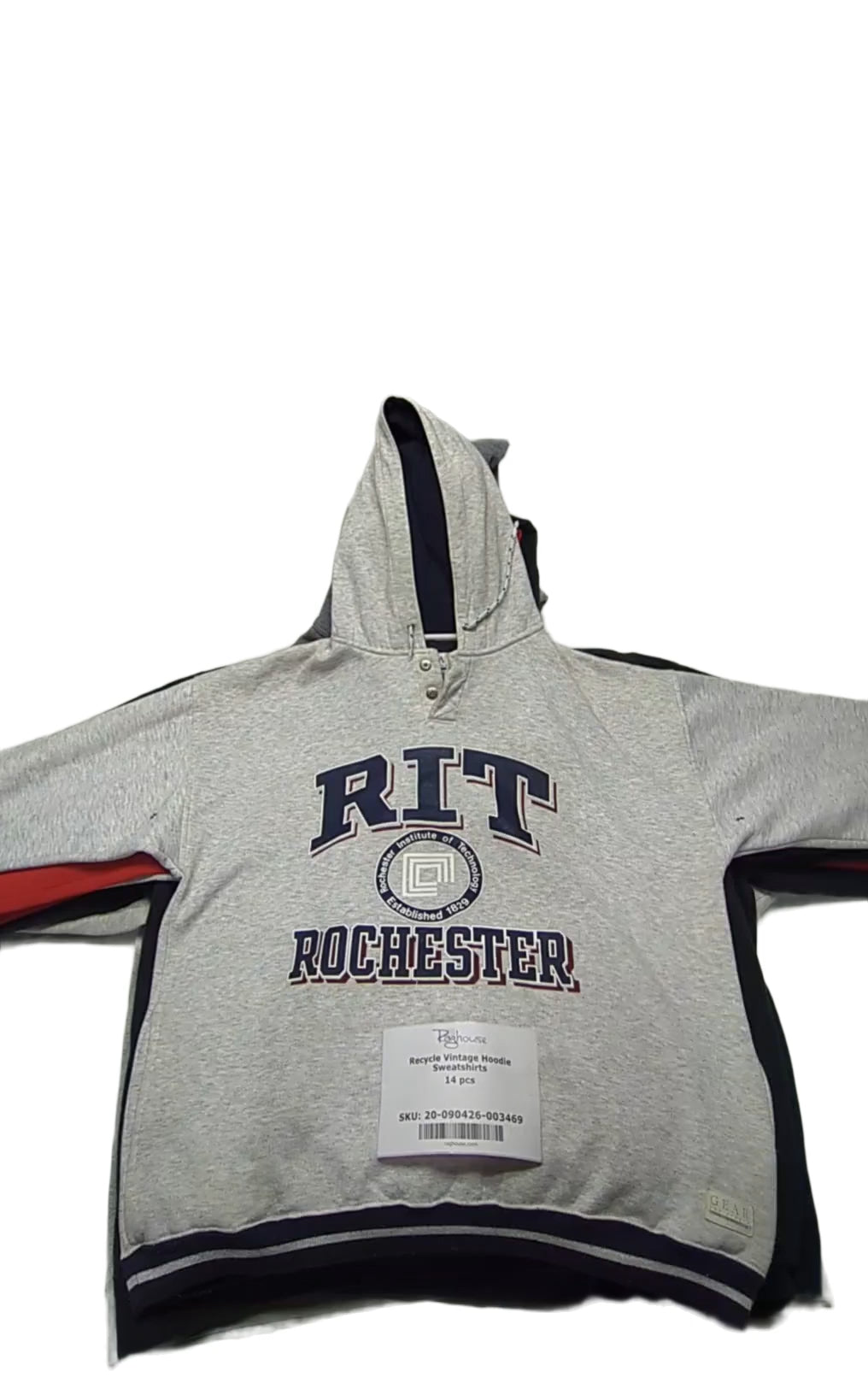 Recycle Vintage Hoodie Sweatshirts 14 pcs