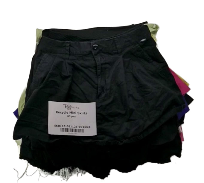 Recycle Mini Skirts 63 pcs