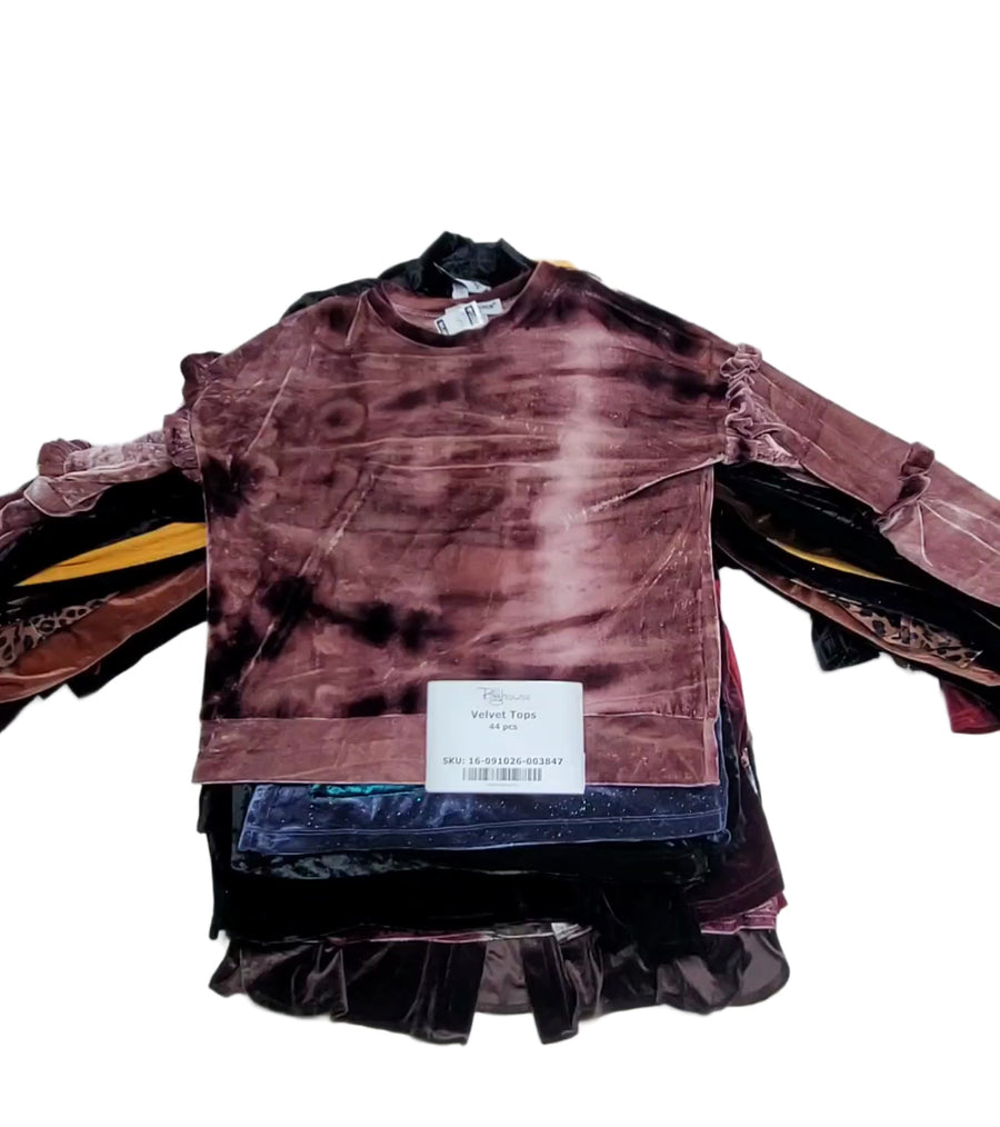 Velvet Tops 44 pcs