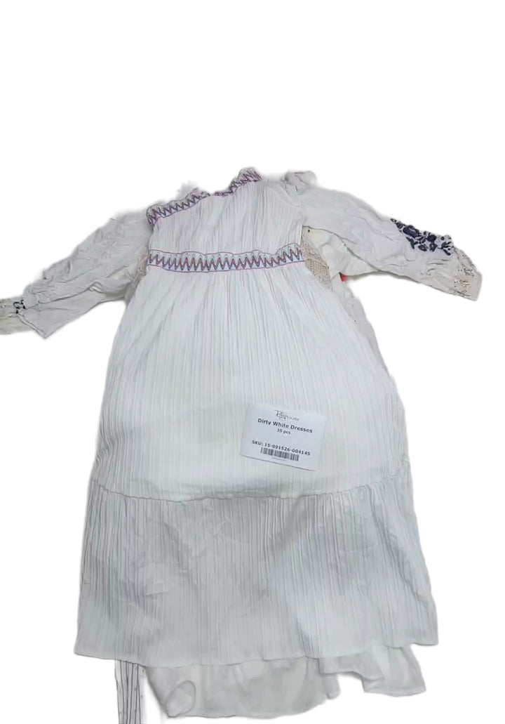 Dirty White Dresses 35 pcs