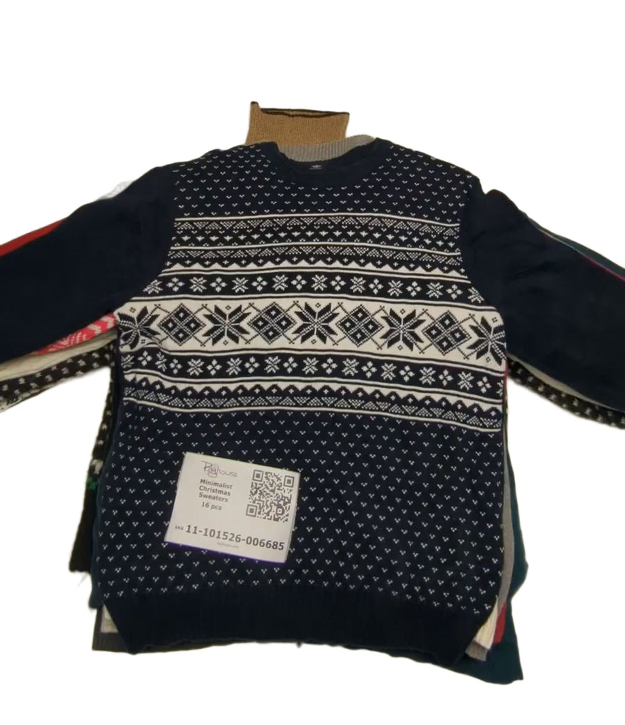 Minimalist Christmas Sweaters 16 pcs