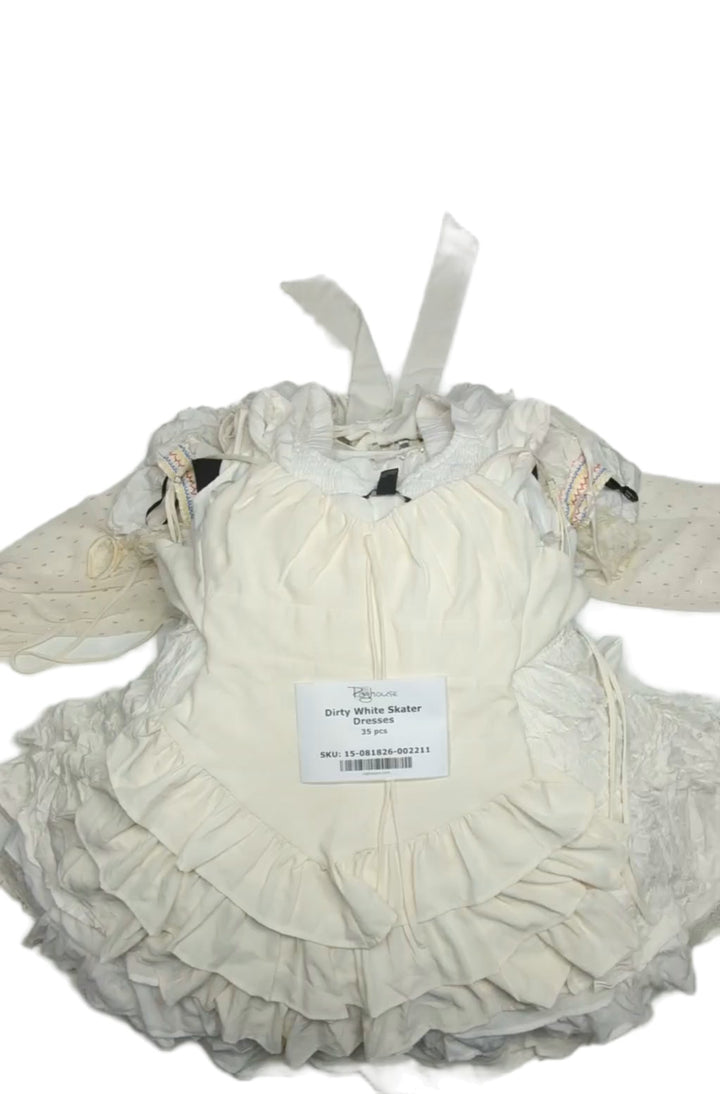 Dirty White Skater Dresses 35 pcs