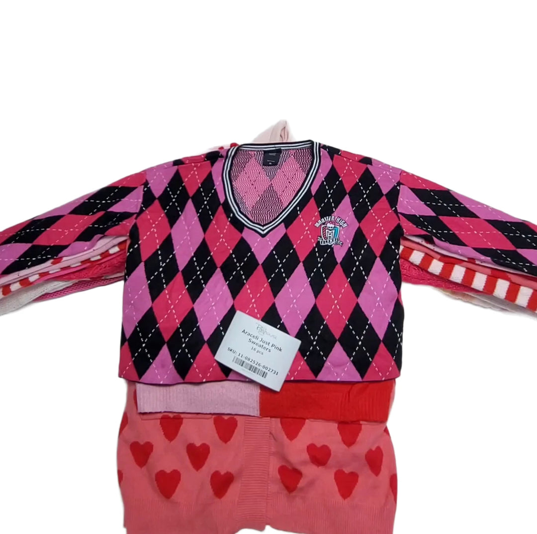 Araceli Just Pink Sweaters 16 pcs