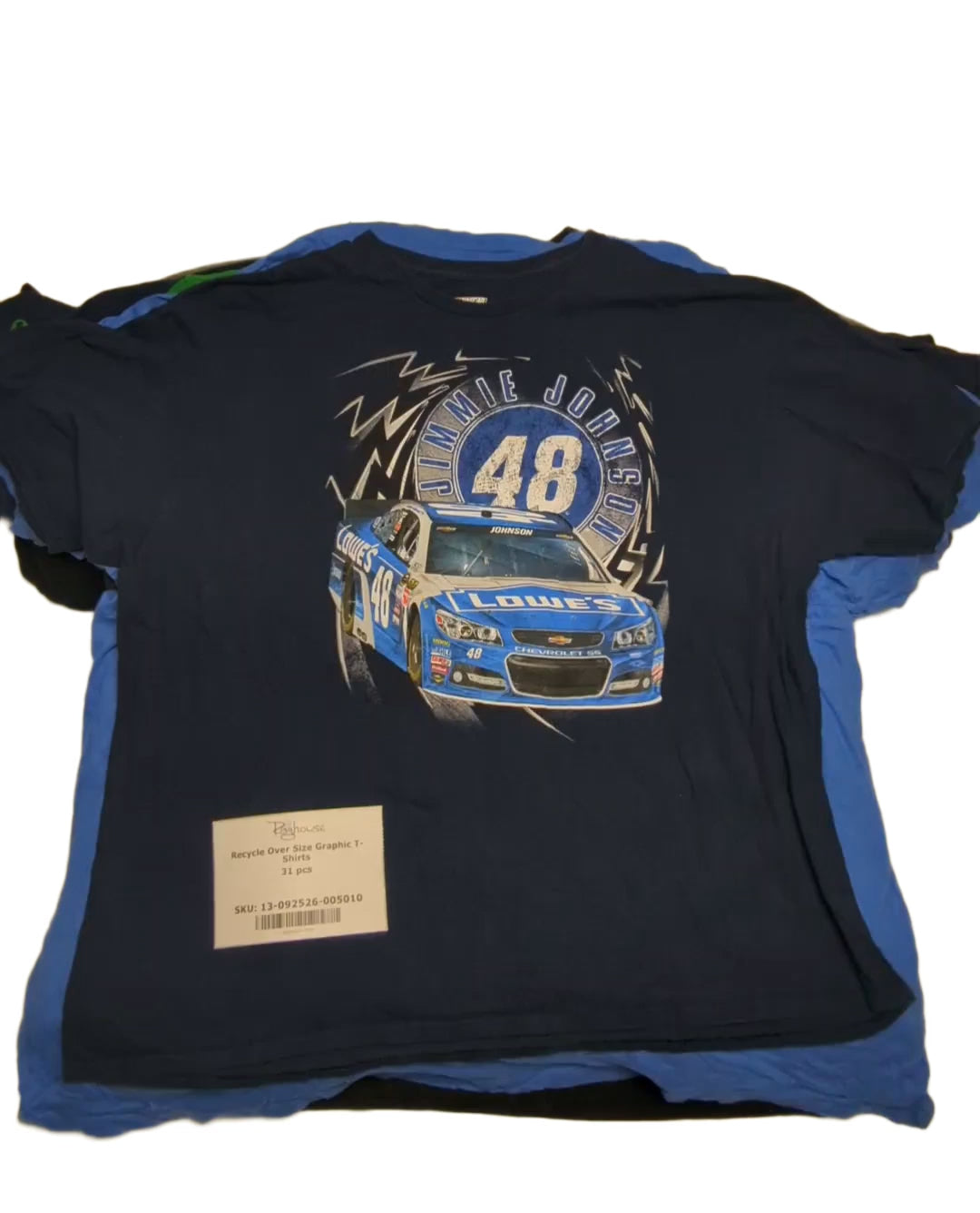 Recycle Over Size Graphic T-Shirts 31 pcs