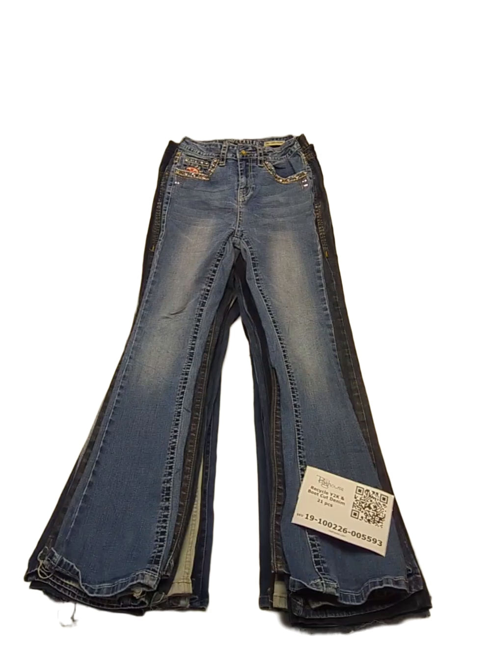 Recycle Y2K & Boot Cut Denim 21 pcs