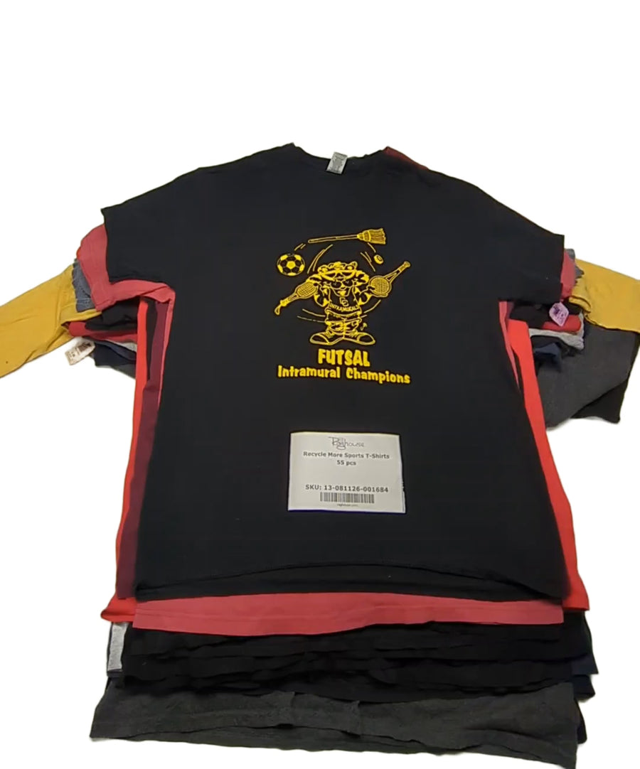Recycle More Sports T-Shirts 55 pcs