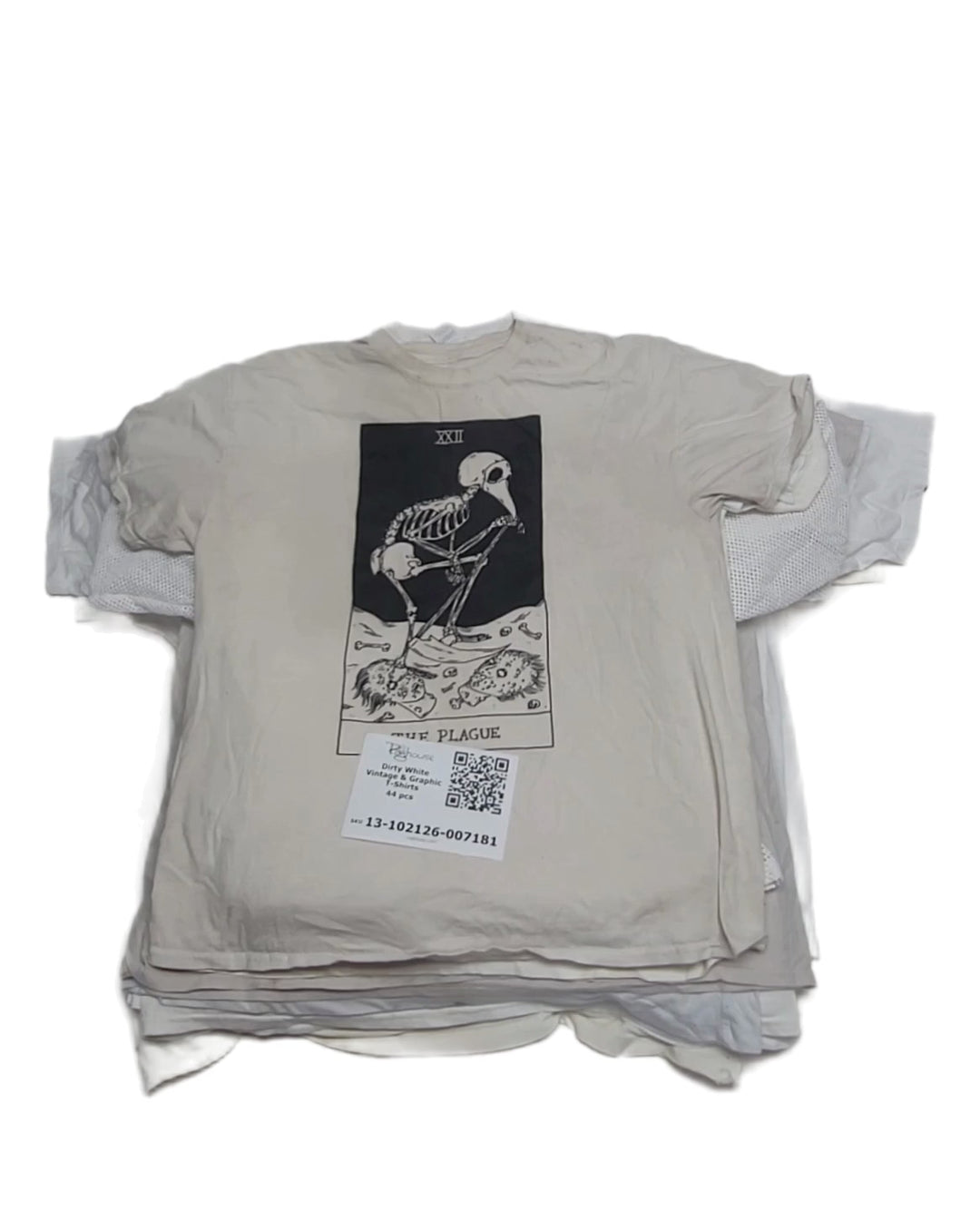 Dirty White Vintage & Graphic T-Shirts 44 pcs