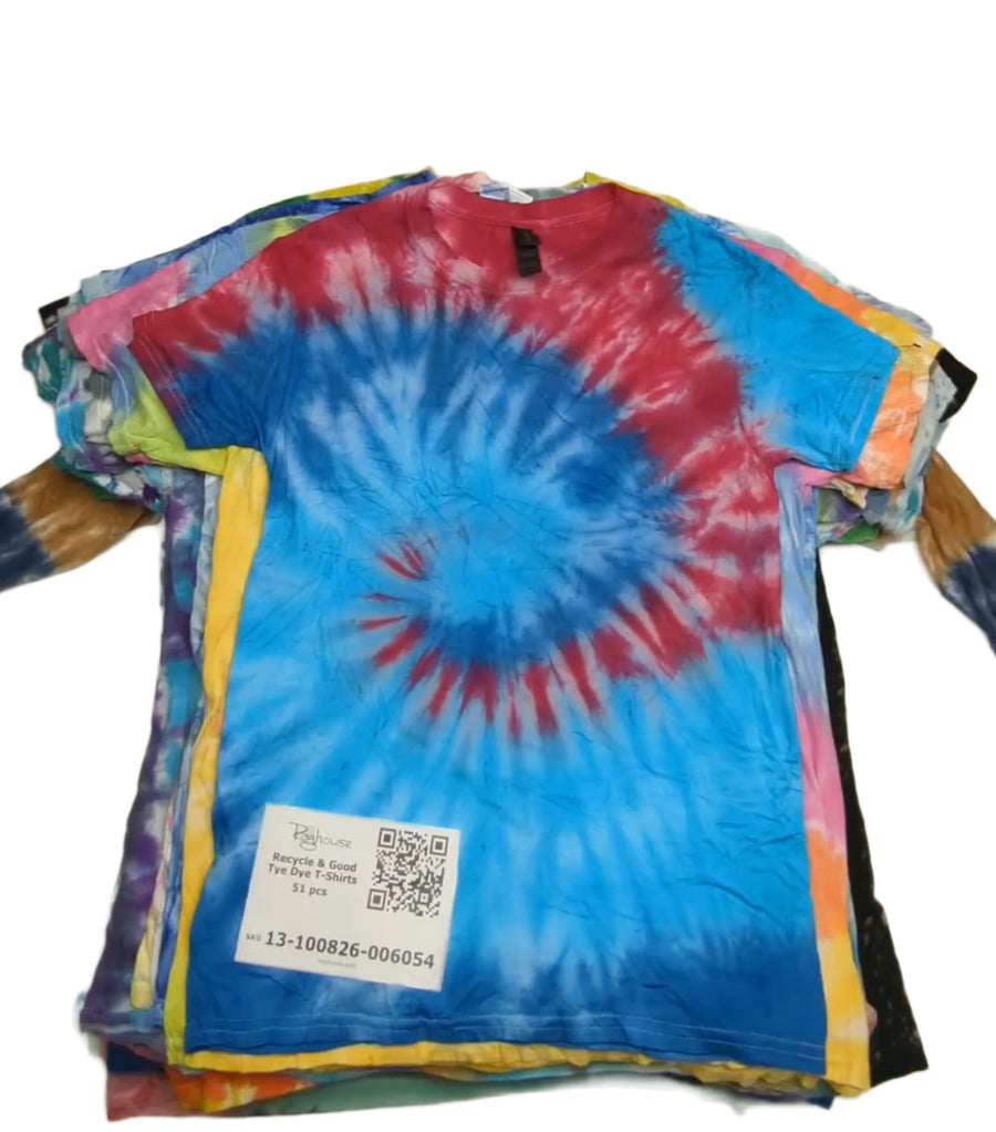 Recycle & Good Tye Dye T-Shirts 51 pcs