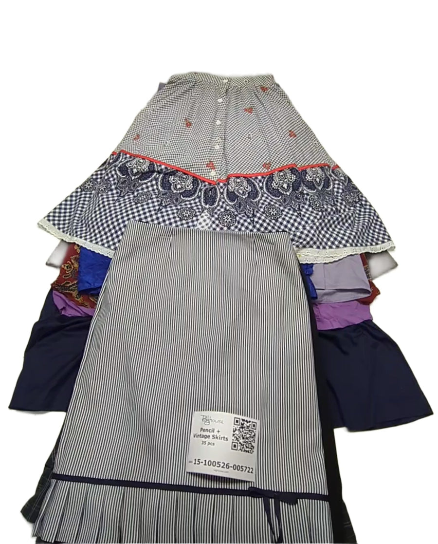 Pencil + Vintage Skirts 35 pcs