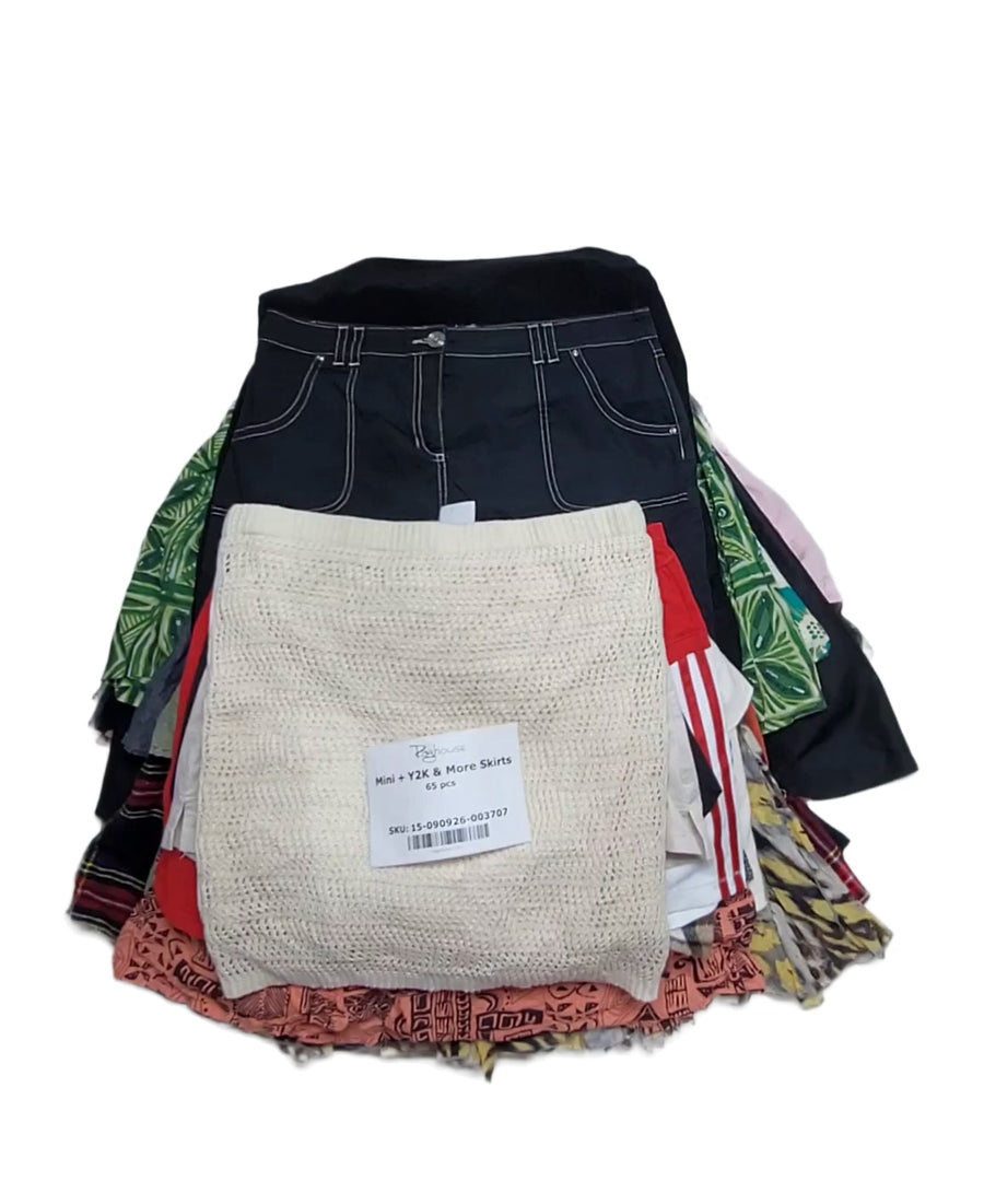 Mini + Y2K & More Skirts 65 pcs