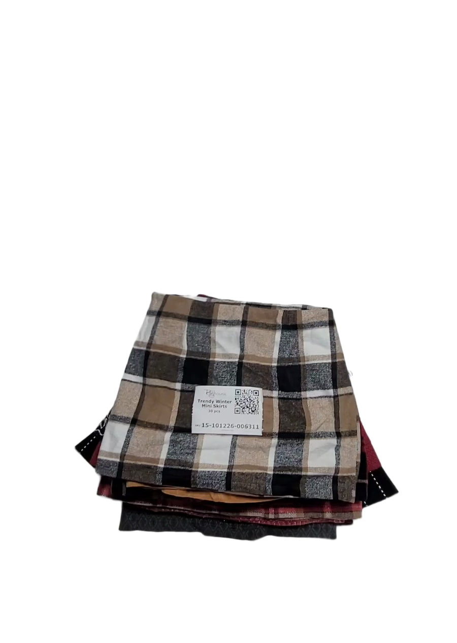 Trendy Winter Mini Skirts 30 pcs