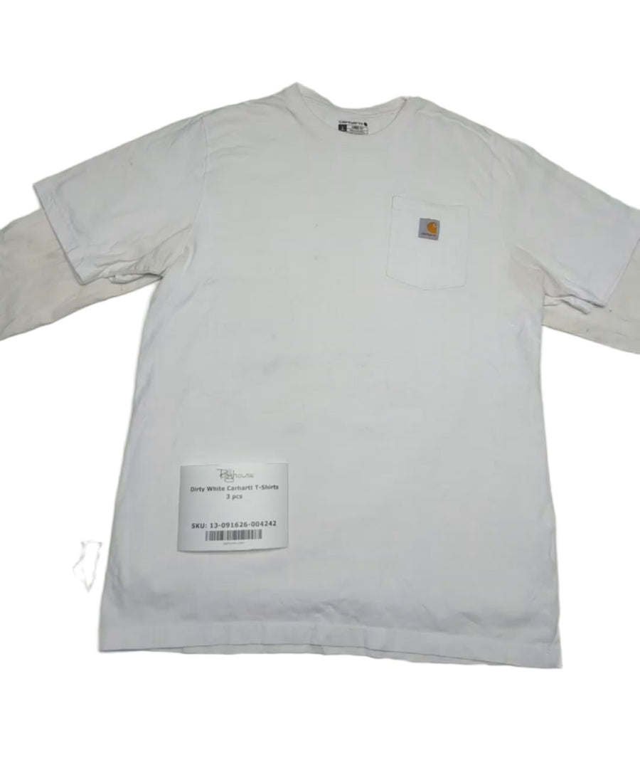 Dirty White Carhartt T-Shirts 3 pcs