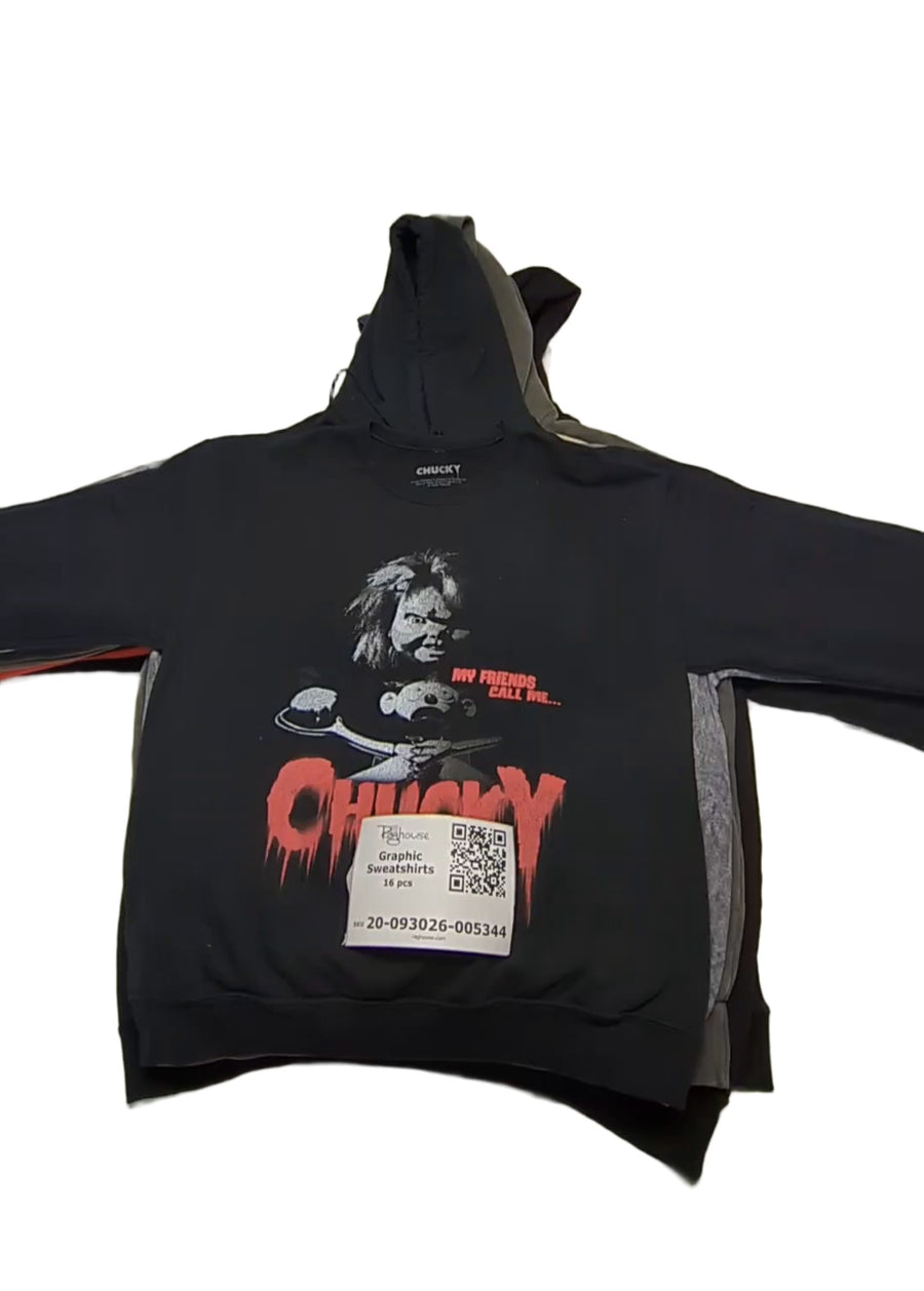 Graphic Sweatshirts 16 pcs