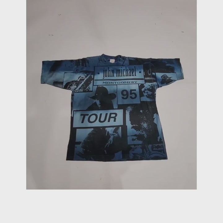 90s John Michael Montgomery 90s All Over Print Tee